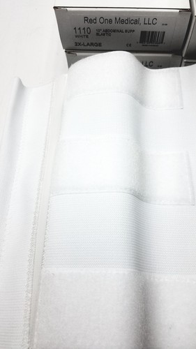 Red One Medical 1110 White 10" Abdominal Support Elastic Size 2X-L - Lot of 11 - Picture 5 of 6