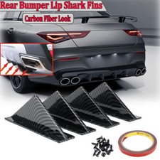 4x Auto Heckstoßstange Body Kit Shark Chin Spoiler Lip Diffusor Blende Universal