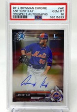 2017 Bowman Chrome Anthony Kay ~ 1st Bowman AUTO ~ PSA 10