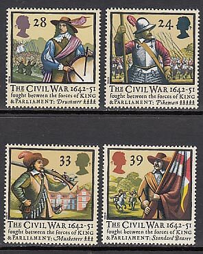 Gran Bretaña - Correo 1992 Yvert 1624/7 ** Mnh Batalla de Edgehill