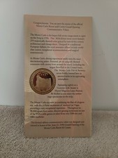 Monte Carlo Grand Opening Commemorative token