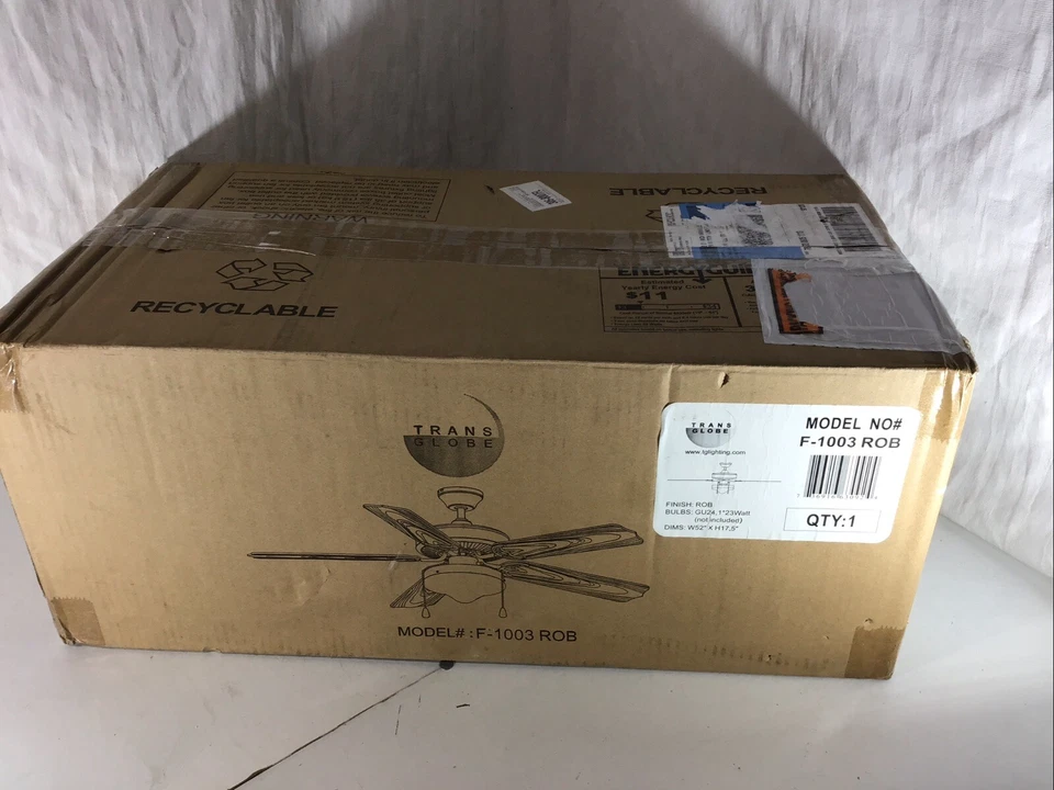 Trans Globe Woodrow 52”  F-1003ROB - Image 2 of 4