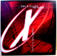 X-FILES - The Album - '98 PROMO 12" x 12" cardboard cover slick / poster