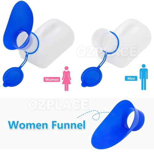 1000ML Portable Urinal Bottle Male Female Car Travel Camping Toilet Loo - Picture 6 of 9