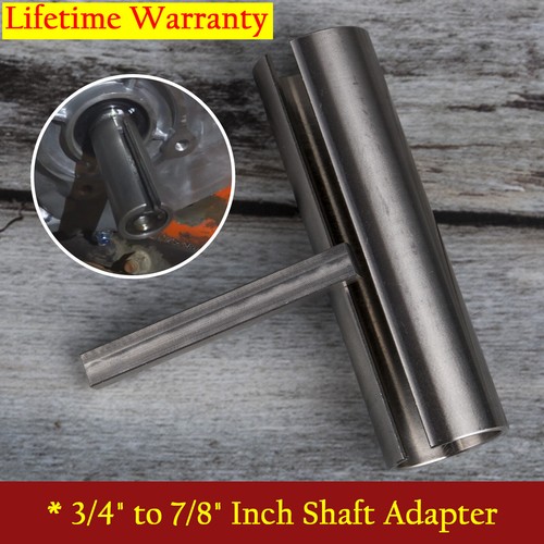 3/4" to 7/8" Shaft Adapter Pulley Bore Reducer Sleeve Bushing & Keystock eBay