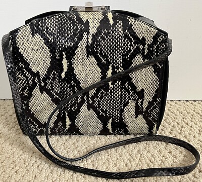 Alexander Mqueen snakeskin black and white belt Buy Alexander McQueen Double Belt With Chain  main image 2