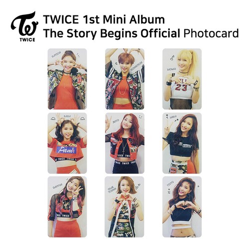 DUE VOLTE 1° Mini Album La Storia Inizia Fotocard Ufficiale ROSSO BIANCO Versione KPOP - Foto 1 di 35
