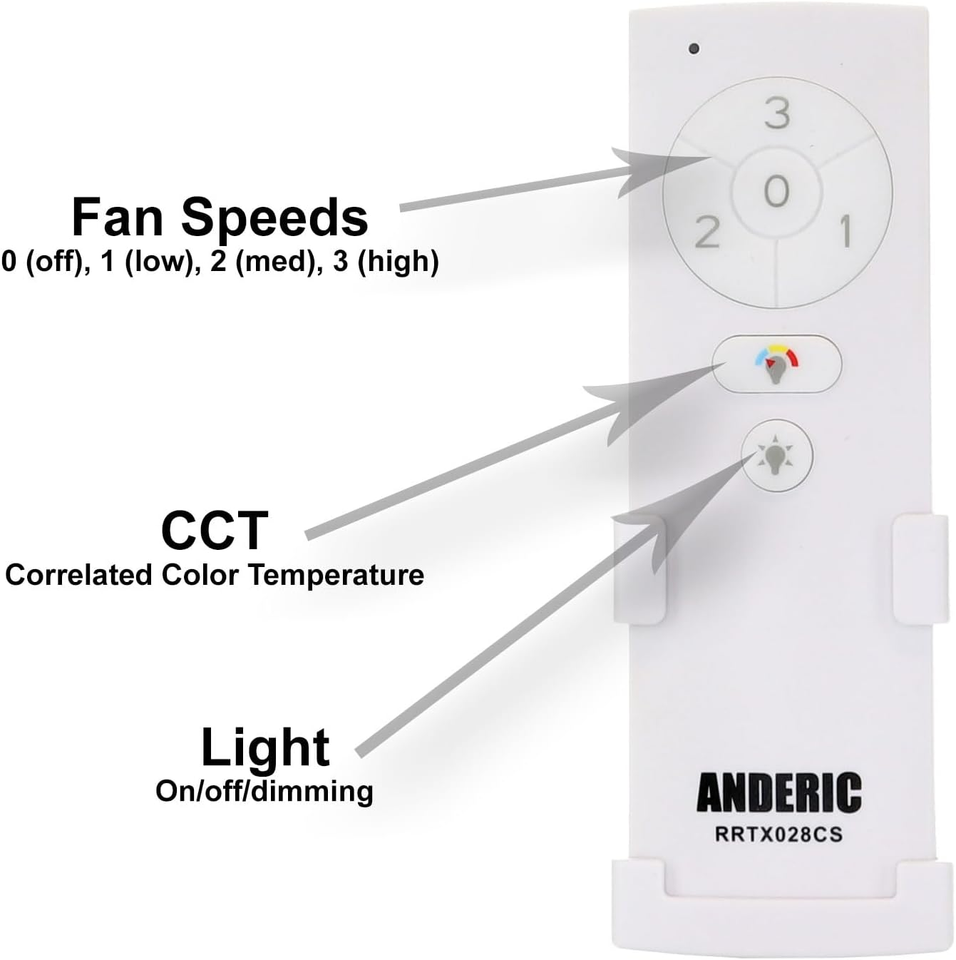 Anderic TX028C S White Version For Hampton Bay And Home Decorators 