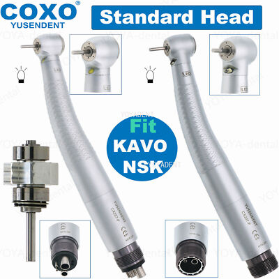 COXO Dental Handpiece LED High Speed Turbine Coupler 2/4H Standard Fit KAVO NSK