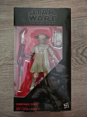 Hasbro Star Wars The Black Series 6-Inch Constable Zuvio Action Figure Toy New