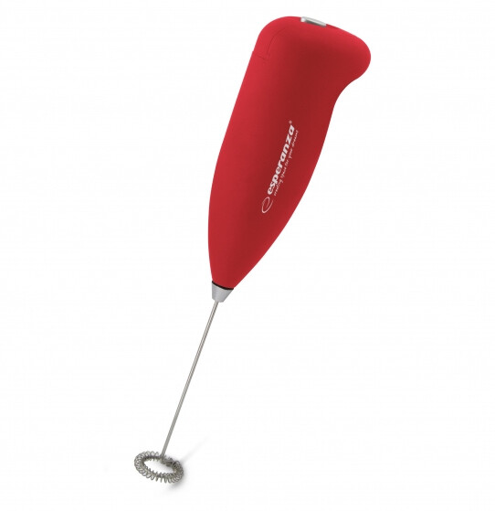 5901299931226 Frother hand for milk Esperanza Latte EKF001R (red color
