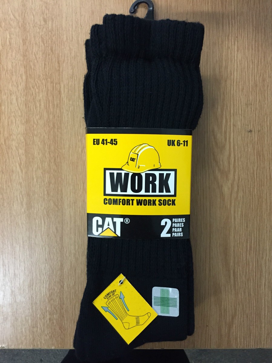 12 Paar CAT&reg; CATERPILLAR THERMO WORK Arbeitssocken Warme Winter Thermo Socken