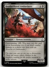 X4 Brotherhood Ambushers #285 MTG Assassin's Creed NM X4