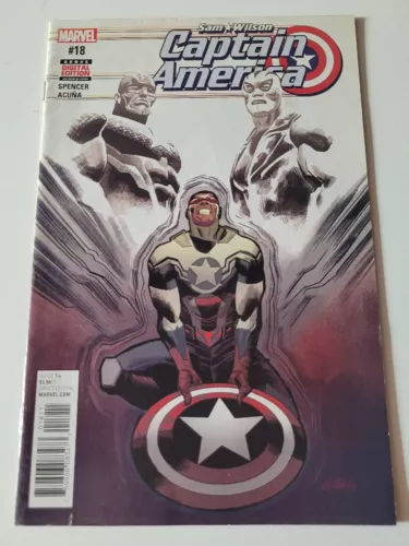 Sam Wilson Captain America #18 1st Cameo Appearance Of Rayshaun Lucas Marvel NM