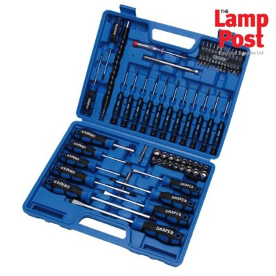 Draper 40850 70-teiliges Schraubendreher-, Steckschlüssel- und Bit-Set