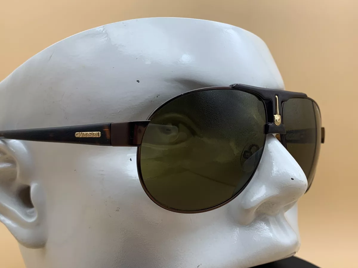 CARRERA by SAFILO Havana GOLD Aviator Sunglasses Original Box 7010 S 6ZMP RS