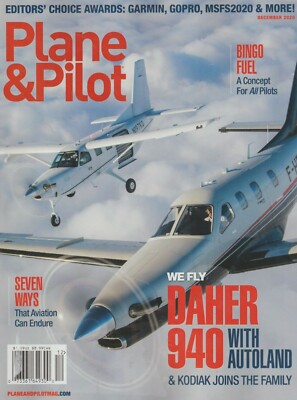 Plane Pilot (Dec 2020) Daher 940 With Autoland, Bingo Fuel, B58