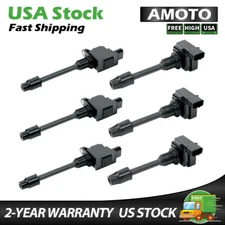 6PCS Ignition Coil For Infiniti I30 Nissan Maxima 2000-2001 V6 3.0L UF348 UF363