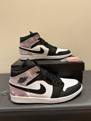 Nike Air Jordan 1 Mid SE “Bleached Coral Nike Air Jordan 1 Mid SE Black Bleached Coral White - UK 12 | eBay UK