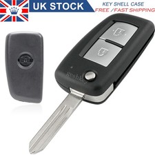 for Nissan Qashqai JUKE Micra X-Trail 2Button Remote Flip Car Key Fob Case Shell