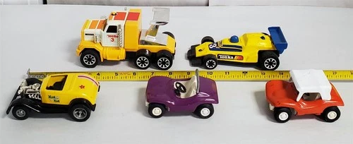 D-16 VINTAGE 1970/80'S COLLECTION OF ASSORTED TONKA TOY VEHICLES-BUGGY, CAR+!