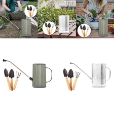 1L Watering Can Watering Pot Kettle with 3 Gardening Tools with Handle Comfort