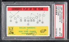 1964 Philadelphia Dallas Cowboys Tom Landry Cowboys' Play of the Year PSA 8 1q7