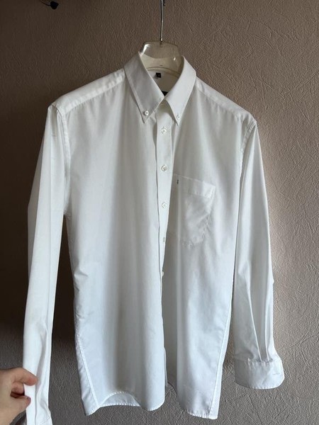 Men ETERNA Shirt White Cotton 42 / XL / 50 #3OXW