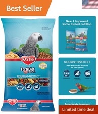 8 Pound Kaytee Forti-Diet Pro Health Parrot Food - Supports Feather Vitality