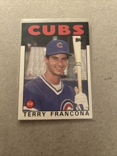 🔴1986 Topps Traded Terry Francona #38T Chicago Cubs Baseball Vintage