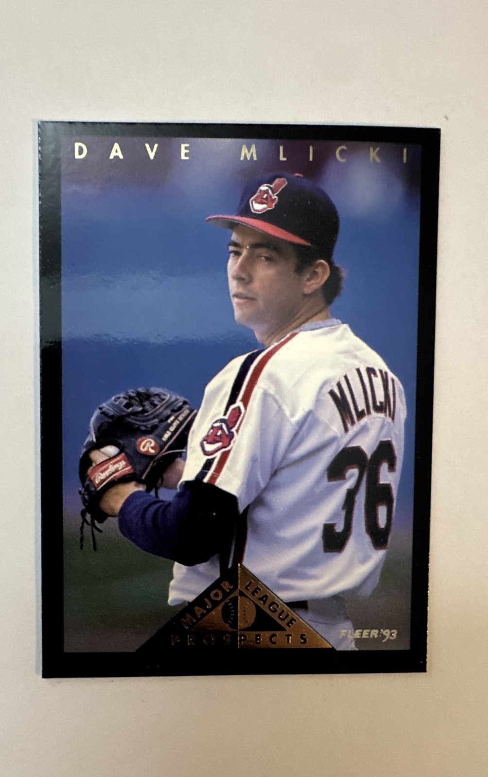 1993 Fleer - Series 2 Major League Prospects Dave Mlicki #9