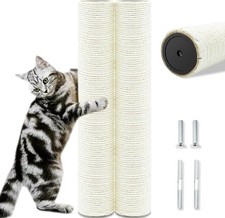 Cat Scratching Post Replacement Pole, 2 PCS 15.7in Cat Tree Replacement Post,