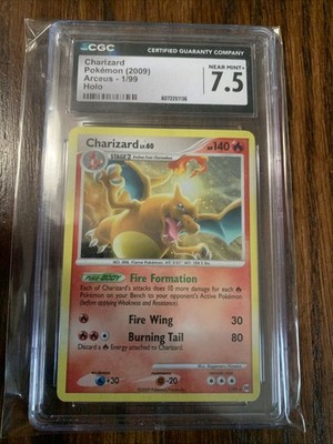 Charizard Lv. 60 #1/99 Holo Rare Pokemon TCG Arceus 2009 | eBay