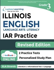 Illinois Assessment of Readiness (IAR) Test Practice: Grade 3 Englis - VERY GOOD