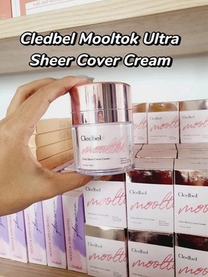 Cledbel Mooltok Ultra Sheer Cover Cream 45ml SPF50+ PA++++ K-Beauty