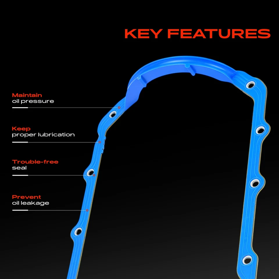 发动机油盘垫片适用于雪佛兰科迈罗 GMC S15 Jimmy Jeep Cherokee Pontiac — 第 4/4 张图片