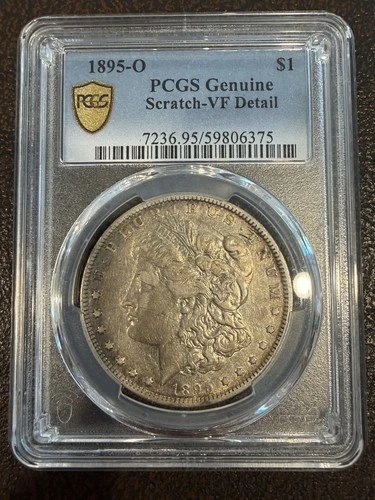 1895-O Morgan Silver Dollar $1 PCGS VF Detail ~Better Date ~Nice Coin NR Auction