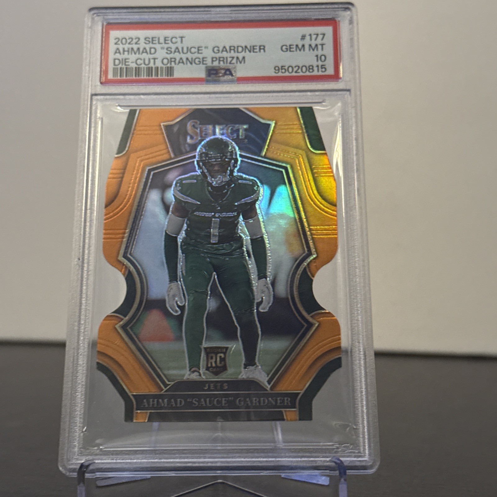 2022 Panini Select Premier Level Ahmad Gardner #177 Orange Prizm Die-Cut /199 RC