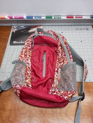 Eddie Bauer Rippac 10L Pink Pattern Camping / Hiking Lightweight Pack Backpack