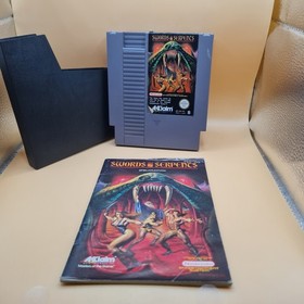 Nintendo NES Swords and Serpents  mit OVP und Anleitung 