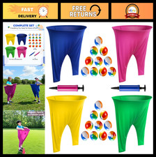 Granny Pants Yard Game Set - 4PCS Family Outdoor Fun with Bouncy Balls for All A