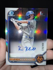2022 Bowman Chrome Kevin Kendall 1st Bowman Prospect Autograph Refractor /499