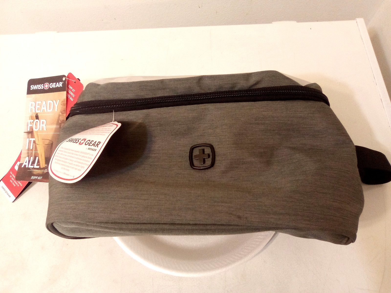 Swiss Gear Dopp Kit Accessories/Toiletries Bag Gray NEW!