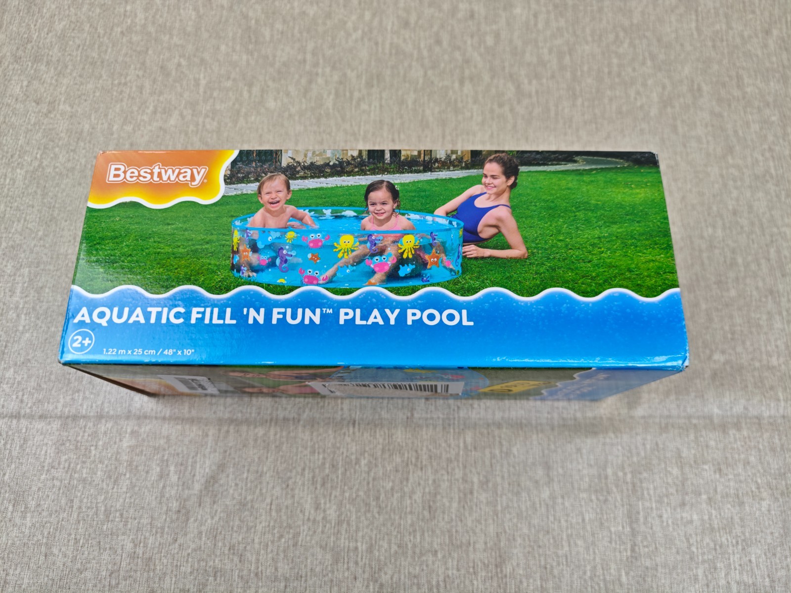 Bestway Sea Creature Paddling Pool Kiddie Swimming Pool, Inflatable Above Ground