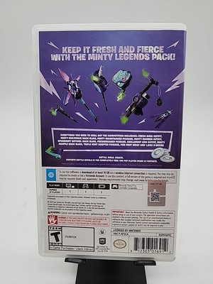 FORTNITE Minty Legends Pack Game Add-on NINTENDO Switch CASE ONLY