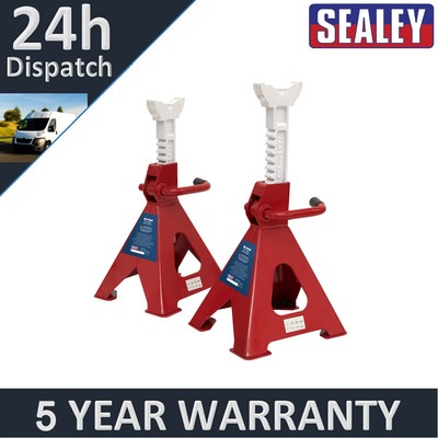 Sealey Ratchet Type Axle Stands (Pair) 6 Tonne Capacity per Stand VS2006