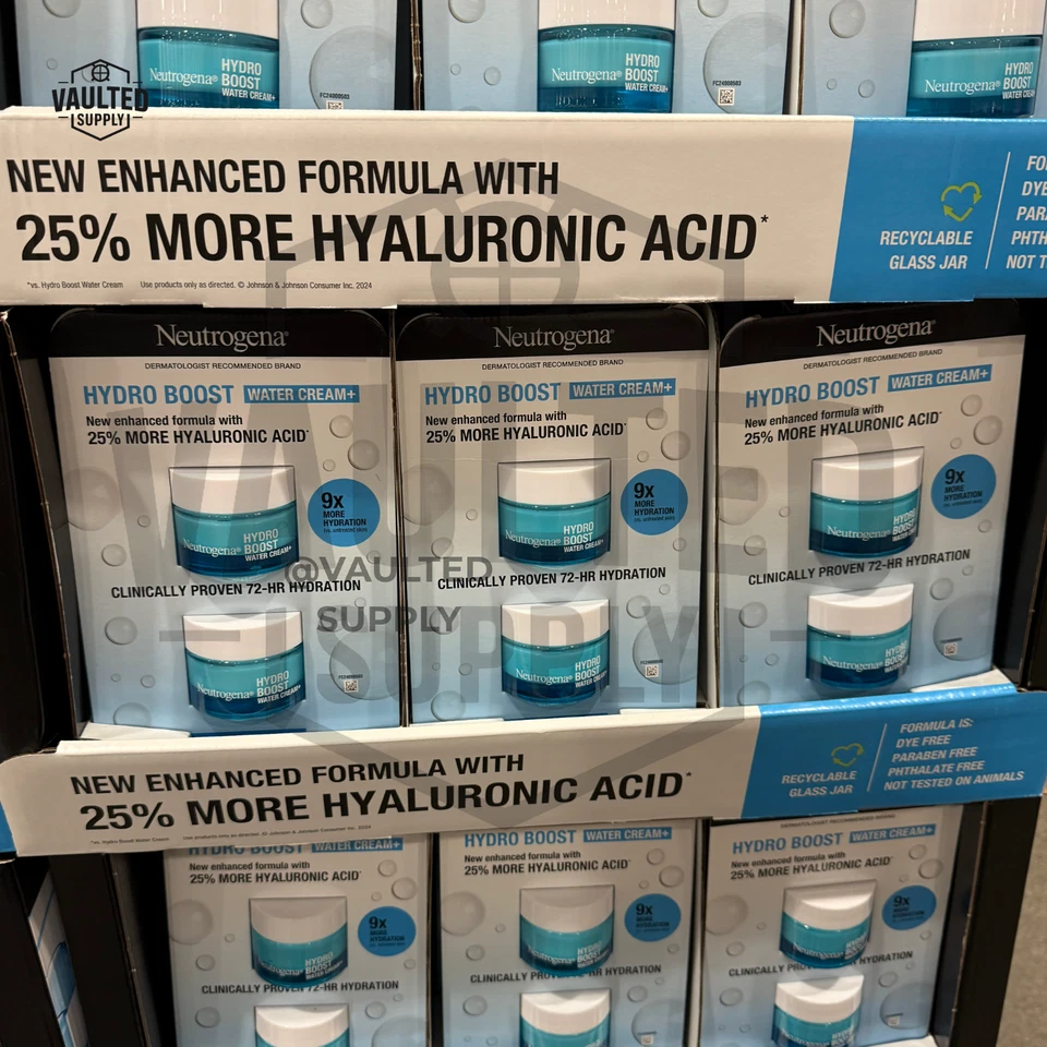 2 Pack  Neutrogena Hydro Boost for Extra Dry Skin Water Cream+ 1.7oz NEW FORMULA - Image 4 of 4