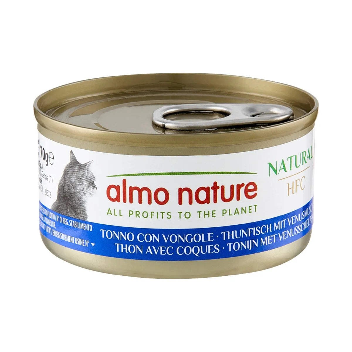 ALMO NATURE HFC CON TONNO E VONGOLE 70 GR