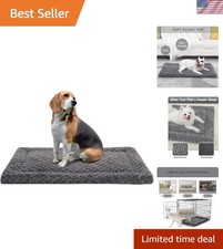 Comfortable 36'' x 23'' Washable Dog Crate Pad for Medium to Large Dogs
