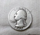 1942 P Silver Washington Quarter  Very Nice #GH06
